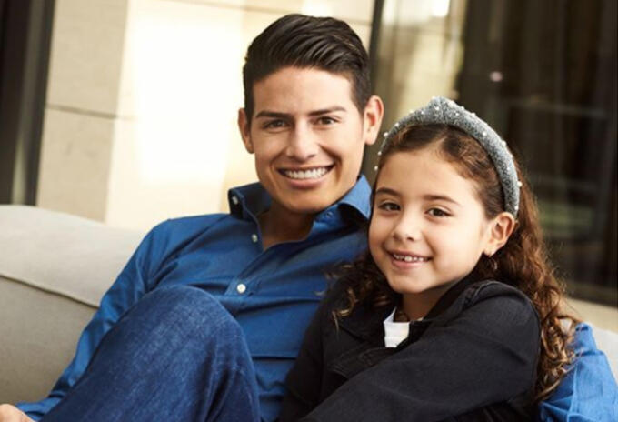 Salomé y James Rodríguez