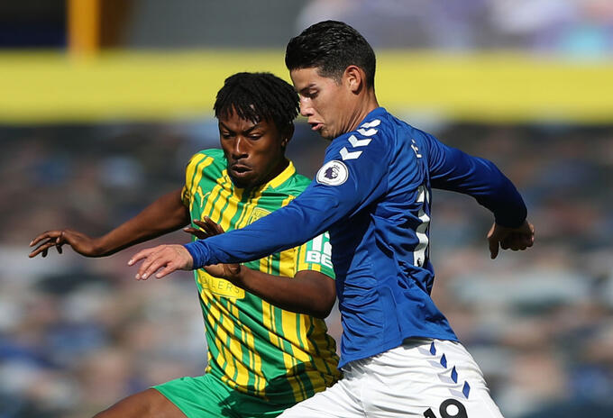 Everton, James Rodríguez