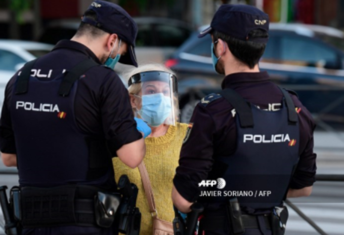 Policía España Coronavirus