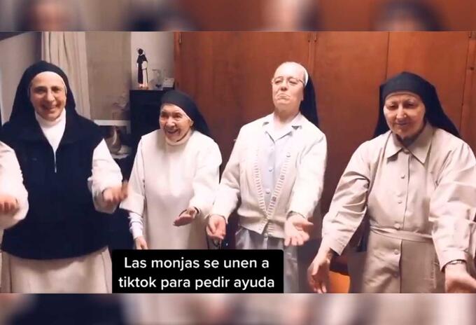 Monjas publican video TikTok para pedir donaciones