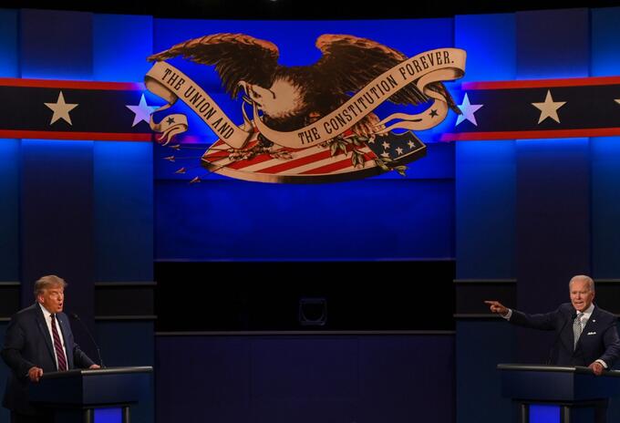 Debate de Trump y Biden