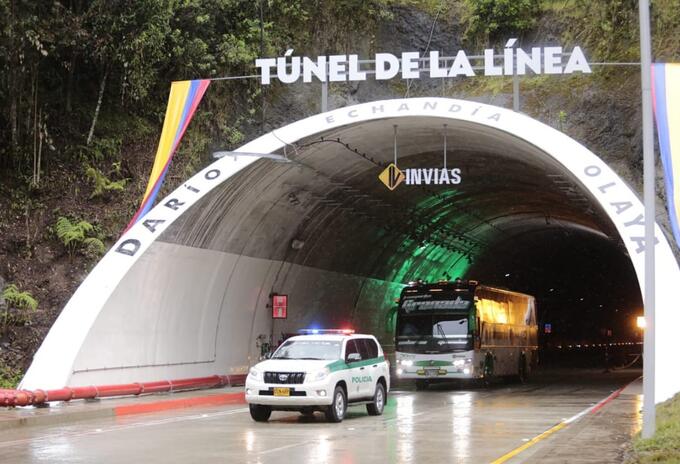 Inauguración del Túnel de La Línea