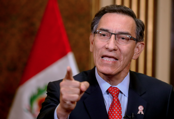 Martín Vizcarra, presidente de Perú