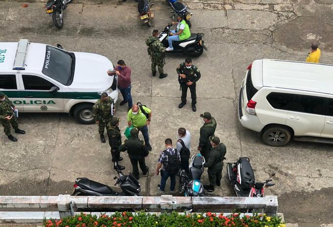 Comité de Justicia Transicional en Tarazá por desplazamiento de campesinos.