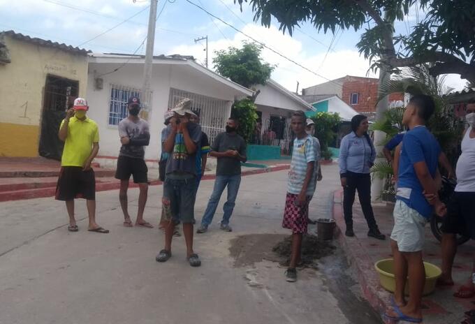 Protesta Barrio Carlos Meisel