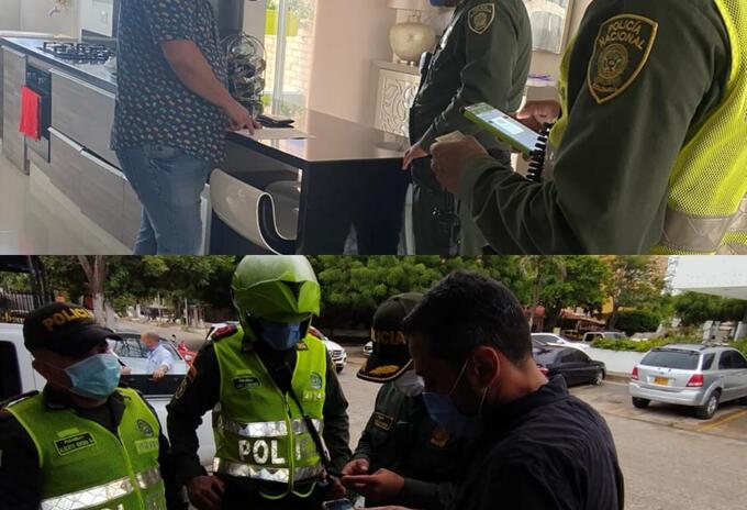 Sancionados por la policía Fiesta Barranquilla