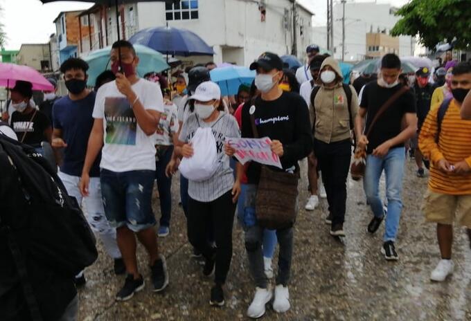 protesta en Cartagena
