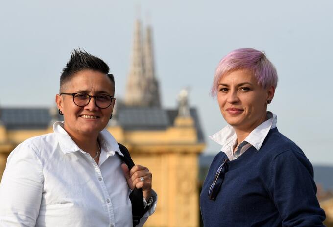 Marita Radovanovic y Fanica Feric Marita Radovanovic y Fanica Feric