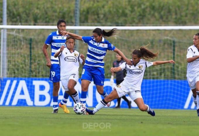 Lady Andrade en Deportivo La Coruña