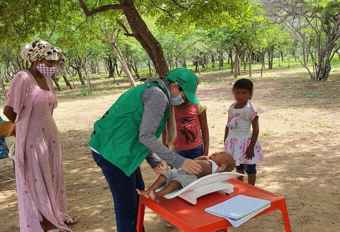 Menores hallados en riesgo de desnutrición en La Guajira