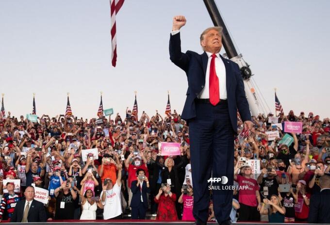 Donald Trump en su campaña de reelección Donald Trump en su campaña de reelección
