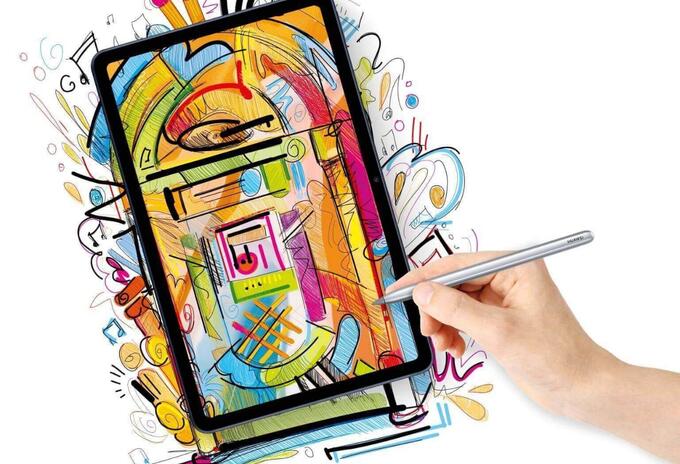 Imagen comercial Huawei Matepad 3 El equipo ofrece potencia en procesamiento, imagen de alto calidad y funciones que elevan la productividad en usuarios multitarea.