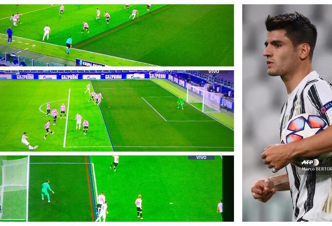 Álvaro Morata, goles anulados por VAR