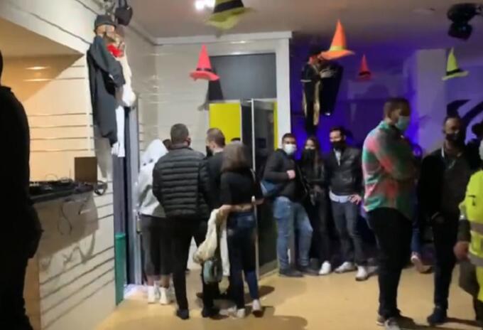 Fiesta clandestina en Chapinero