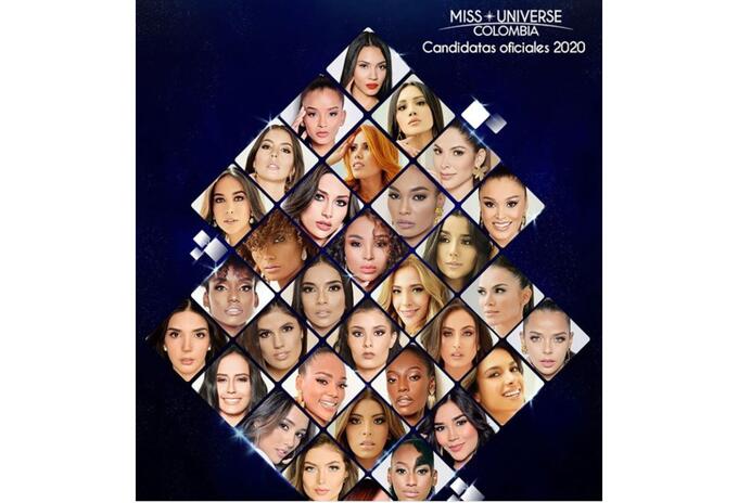 32 candidatas de Miss Universe Colombia