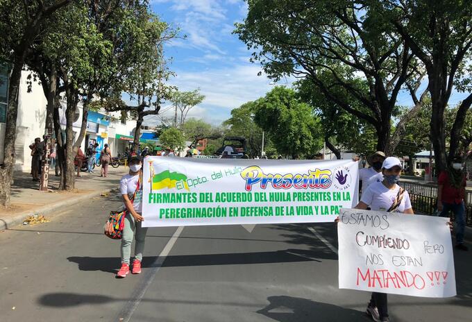 Excombatientes de las Farc del sur del país iniciarán peregrinación