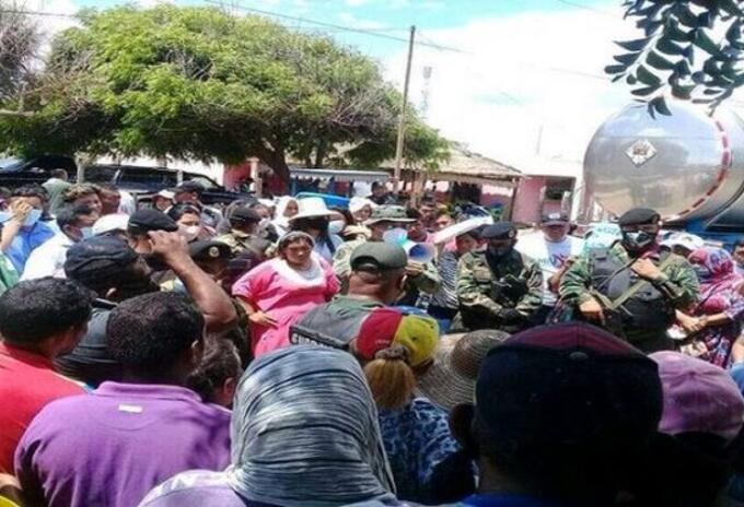 Enfrentamiento entre indígenas y la GNB