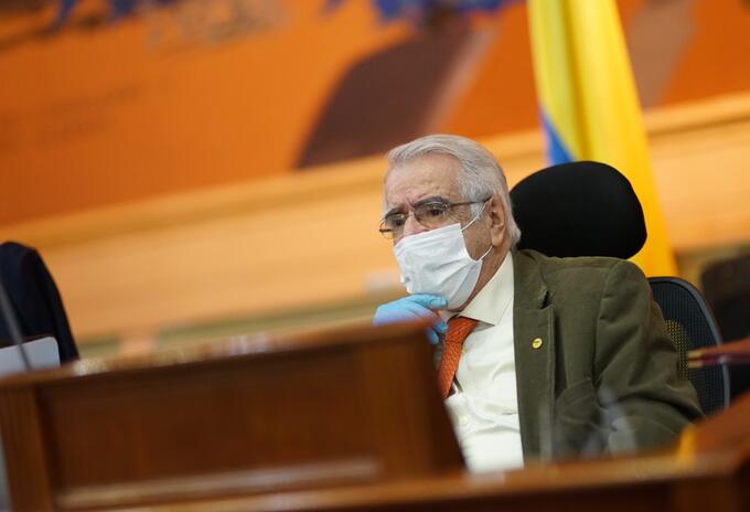 Germán Navas Talero en el debate del Presupuesto Nacional 2020