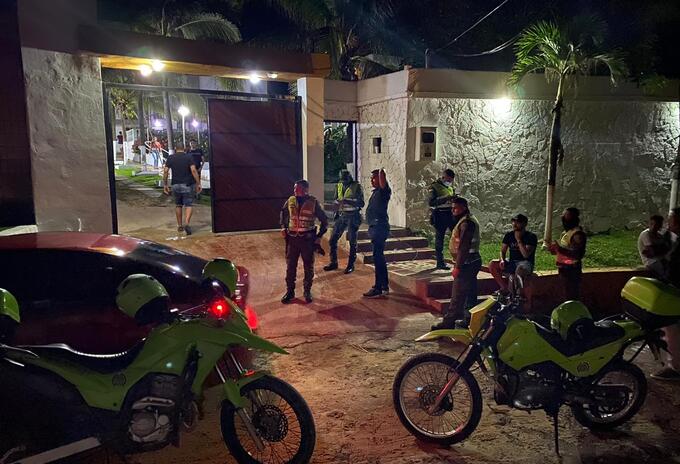 La Policía intervino las fiestas clandestinas.