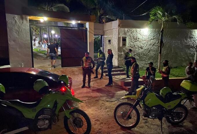 Operativos fiestas ilegales en Puerto Colombia.