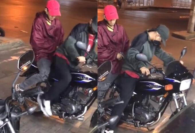 Ladrones armados no pudieron prender la moto que robaban en Cali