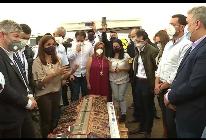 Prometió a aterrizar en el municipio de Palestina