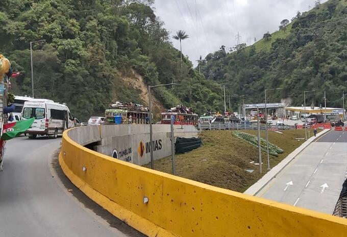 La movilización se dirige a Fusagasugá