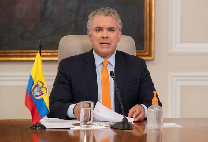 Presidente Iván Duque, 14 de octubre de 2020