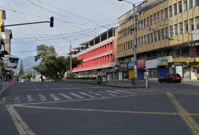 Toque de queda en Ibagué.