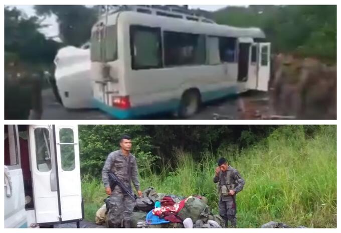 Accidente de soldados en Guatemala