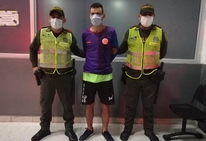Captura Agresor Corregimiento la playa