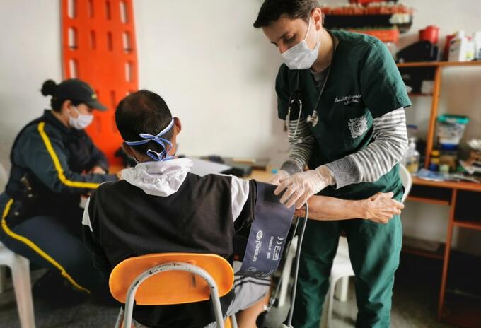 Referencia brigada de salud en Rionegro, Antioquia.