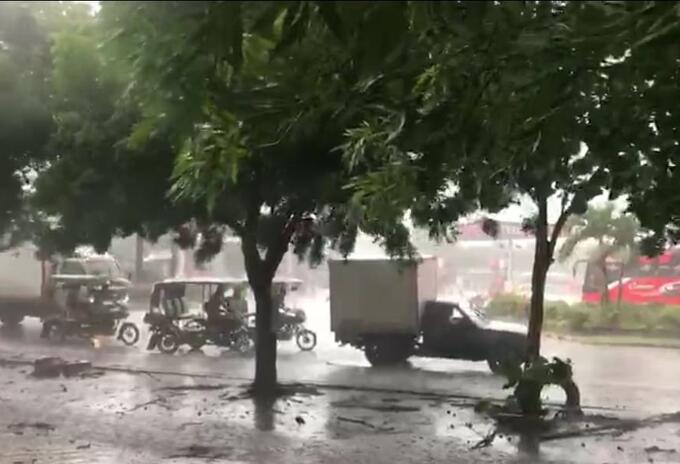 Fuertes brisas en Santo Tomas