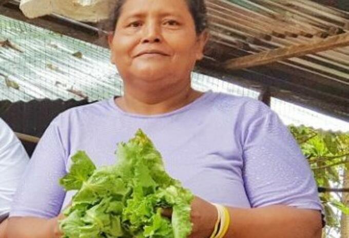 Mary Luz Pérez Camaño, integrante de Mujeres Siembra.