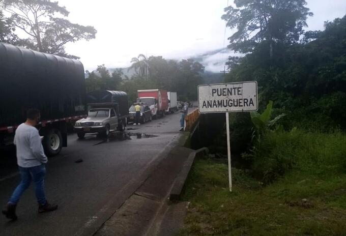 Cierre vía Panamericana