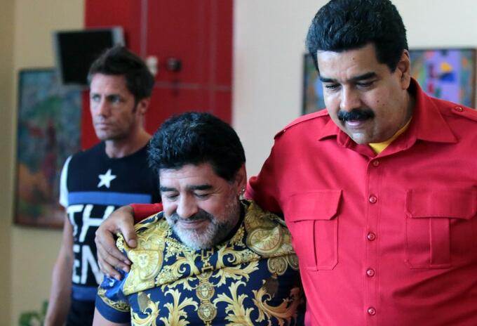 Nicolás Maduro y Maradona Nicolás Maduro y Maradona