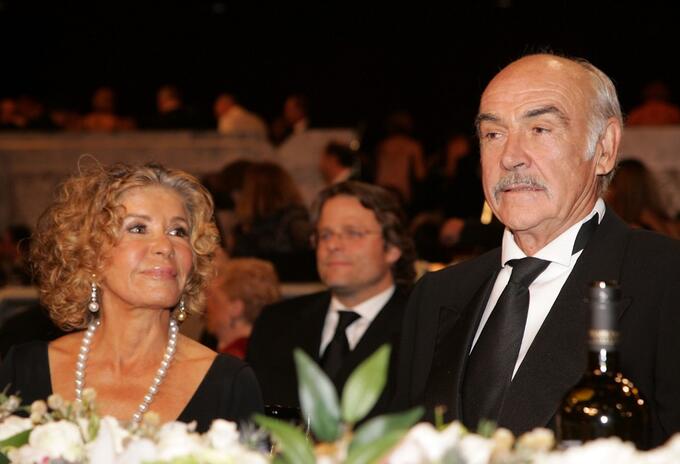 Sean Connery y su esposa Sean Connery y su esposa