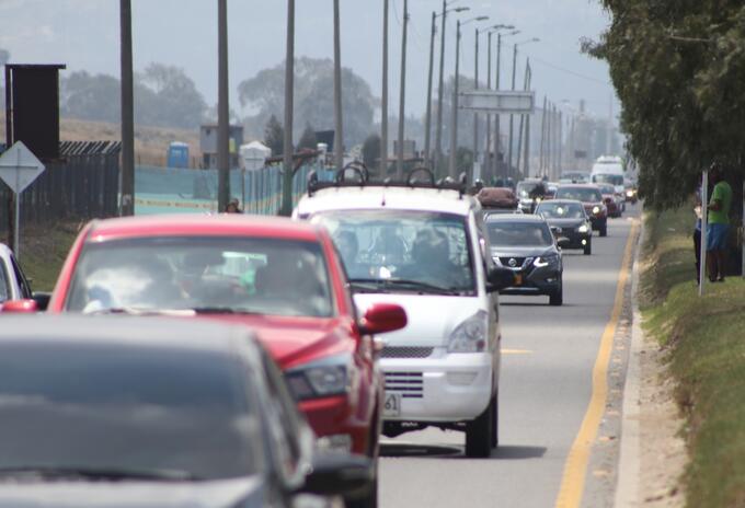 Pico y placa en la Autopista Sur, en Soacha