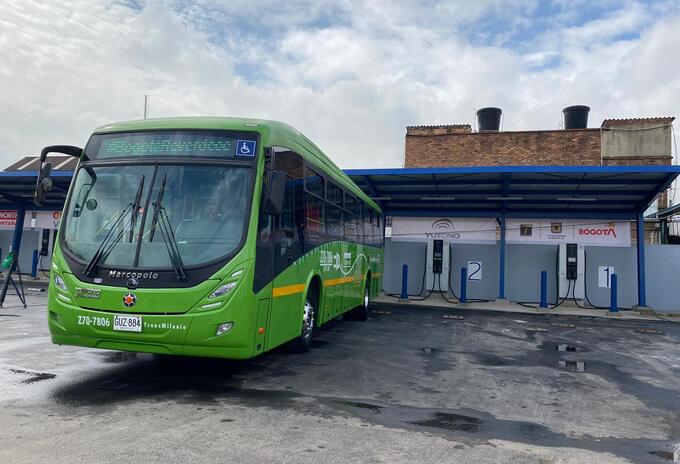 Nuevos buses eléctricos de Transmilenio