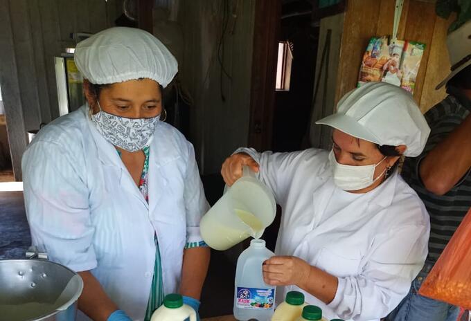 Mujeres campesinas municipio de Cabrera