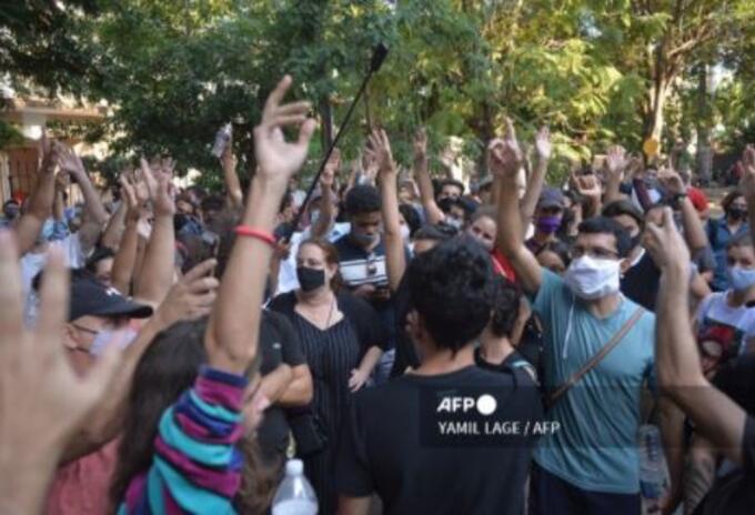 Manifestaciones en Cuba