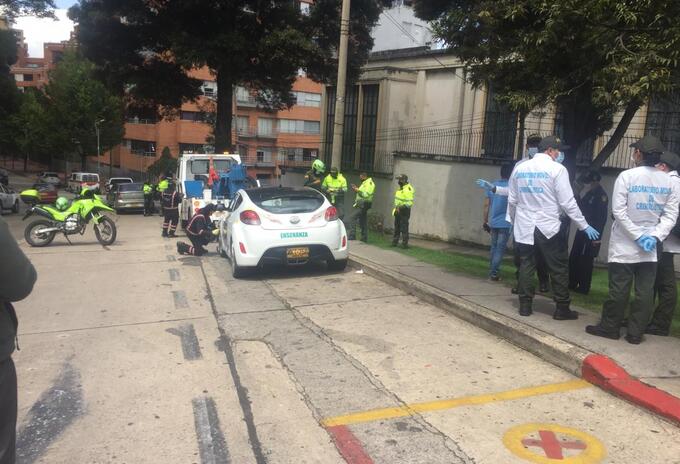 Vehículo que estaría implicado en muerte de un patrullero