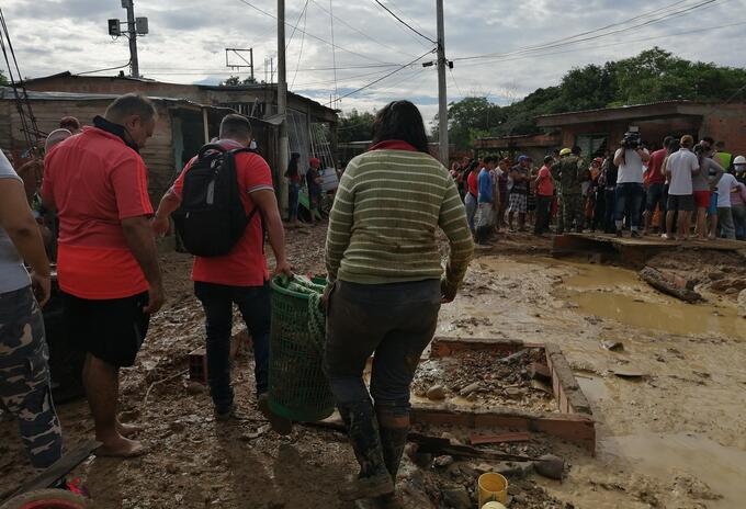 Damnificados de la ola invernal en Norte de Santander