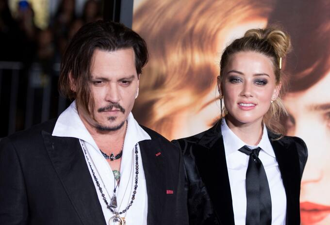 Johnny Depp y su exesposa Amber Heard envueltos en caso de violencia intrafamiliar
