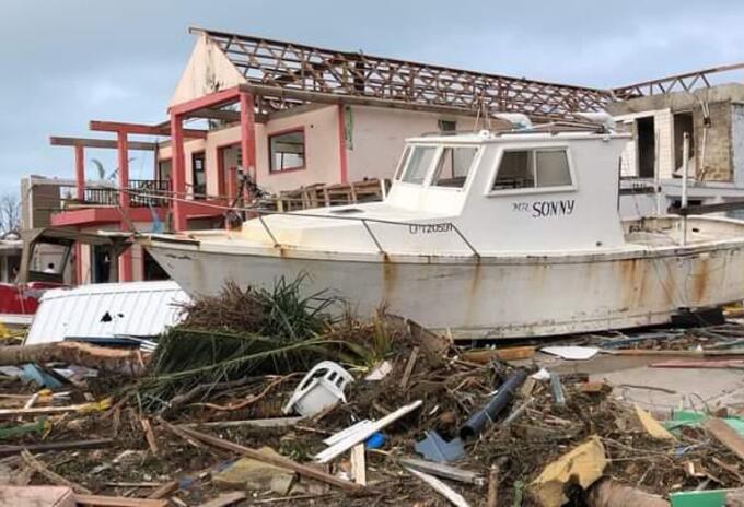 Destrucción Fiscalías San Andrés Huracán