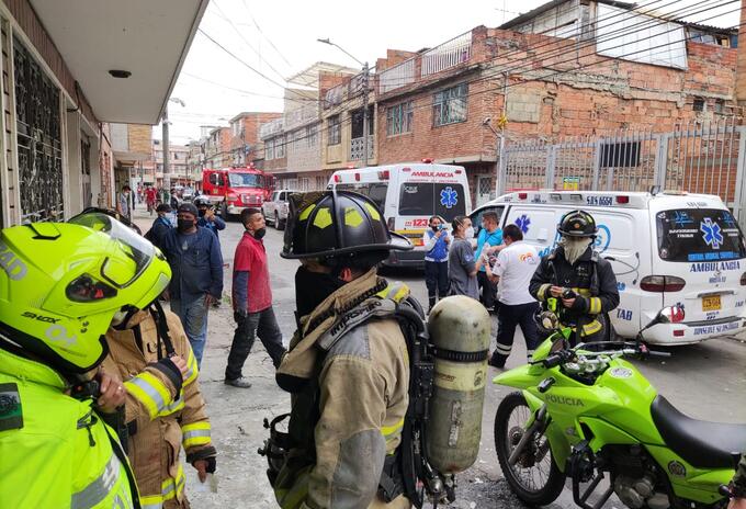 Explosión en el barrio Galán, Bogotá
