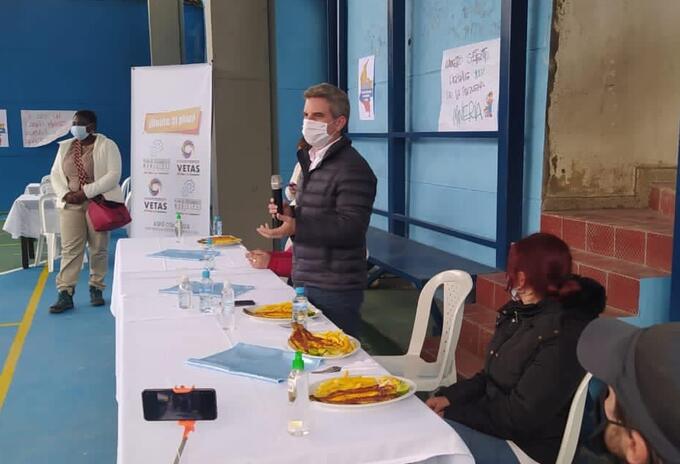 la fase de concertación del páramo de Santurbán