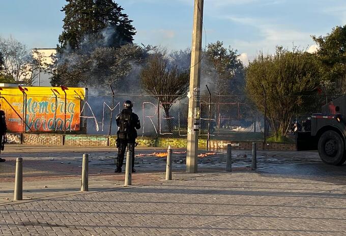 Disturbios en Bogotá 21 de noviembre de 2020