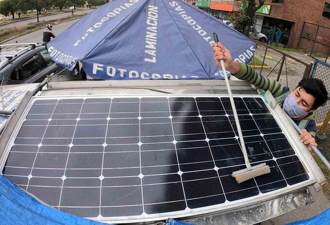 Fotocopiadora con luz solar, una idea para evitar dañar el planeta