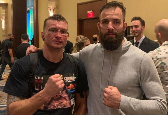 Francesco Ricchi y Noah Cutter, boxeadores sin guantes